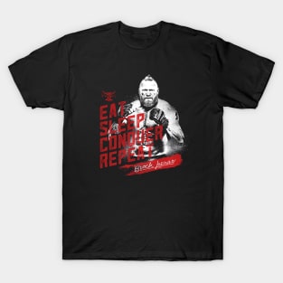 Brock Lesnar Eat Sleep Conquer Repeat T-Shirt